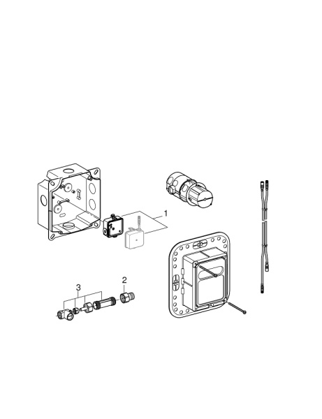 Скрытый монтажный ящик Grohe 36264 001 (36264001)