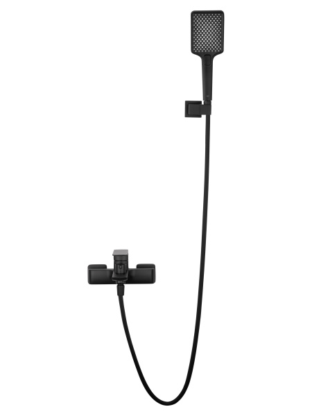Смеситель для ванны с душем WONZON & WOGHAND EDGE, черный матовый WW-88639003A-MB