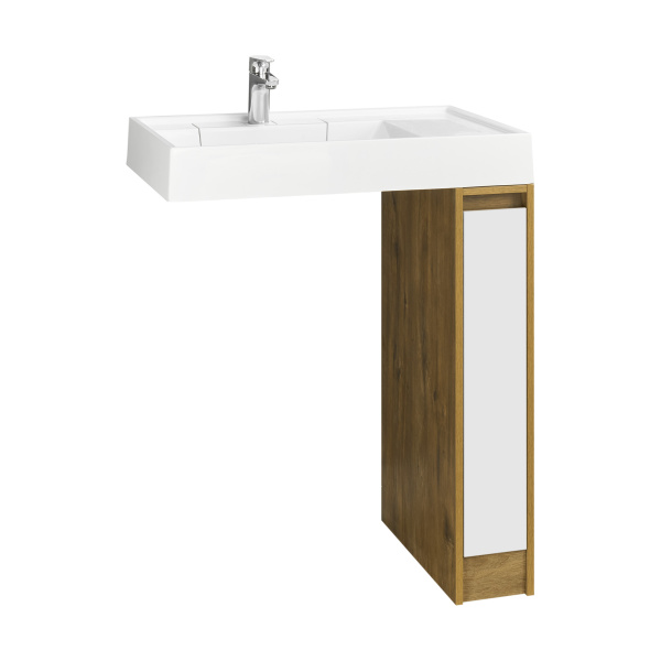 Тумба с раковиной Aquaton Лондри 20 1A2671K1LHDR0