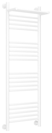 Полотенцесушитель Водяной Сунержа Богема с полкой + (120х40) Матовый Белый 30-0223-1240
