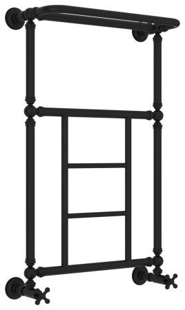 Полотенцесушитель Водяной Сунержа Ренессанс 1452 (86х50) Матовый Черный 31-0282-8650