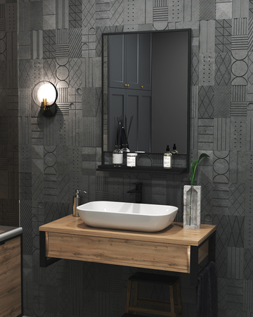 Зеркало (60х90)  1Marka GRUNGE LOFT 60П Ц0000007990