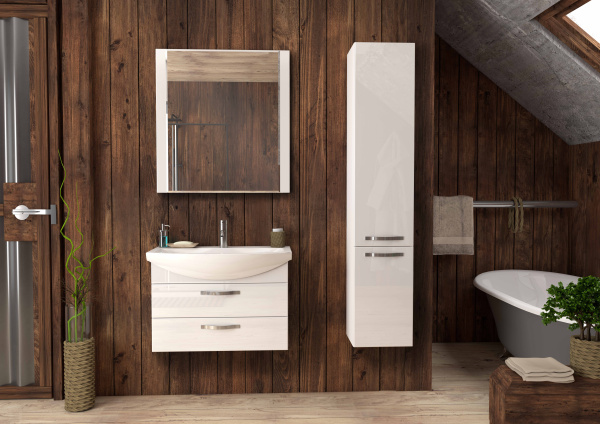 Тумба с раковиной Акватон Ария 80 М 1A1408K0AA010