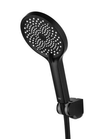 Смеситель для душа с термостатом WONZON & WOGHAND INN 3, черный матовый WW-B2065-A-MB