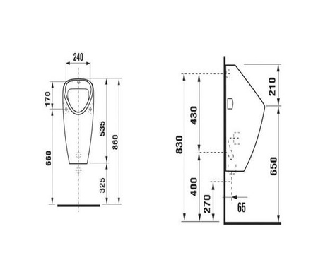 Писсуар подвесной JIKA Golem 8430600000001