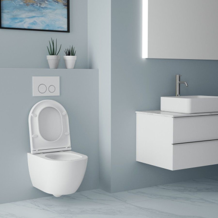 Унитаз подвесной безободковый Art&Max Torino AM823-V (без сиденья)