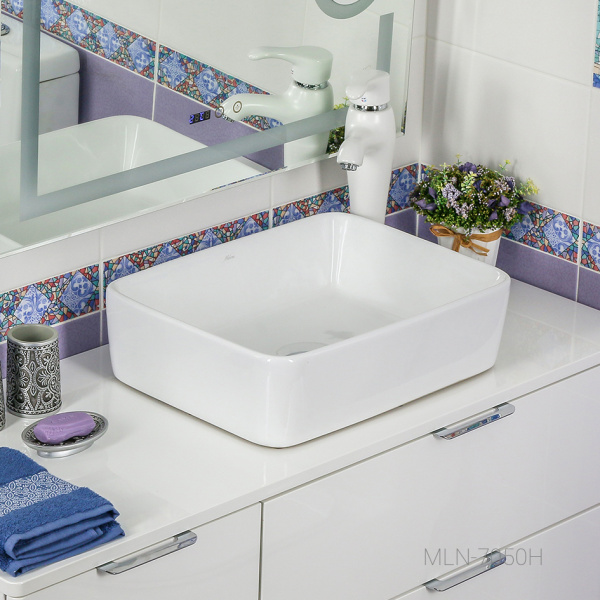 Раковина накладная (48,5х38) Melana 7050H-805