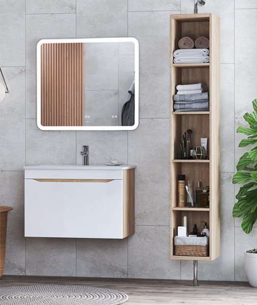 Тумба под раковину подвесная VIGO Grani 75 tp.GRI.OSK.75.1Y дуб сонома