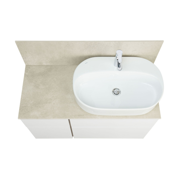 Столешница под раковину Aquaton с панелью Мишель 100  1A277303MIX40