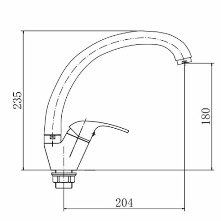 Смеситель для кухни FASHUN A4115-2