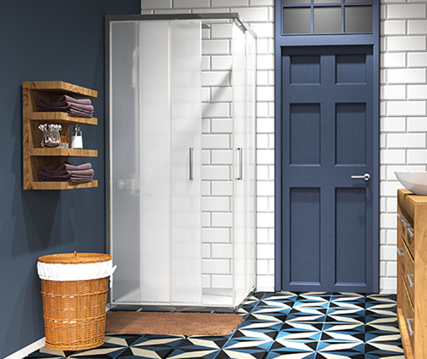 Душевой уголок (90х90) WasserKRAFT Main 41S03M