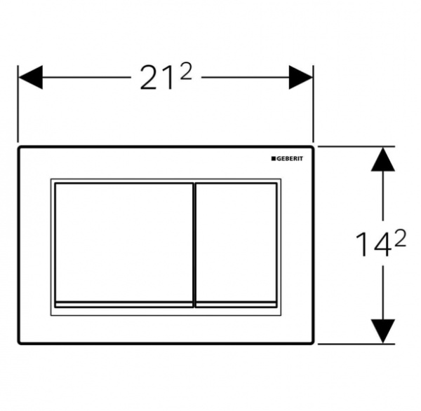 Смывная клавиша Geberit Omega 30 115.080.JQ.1