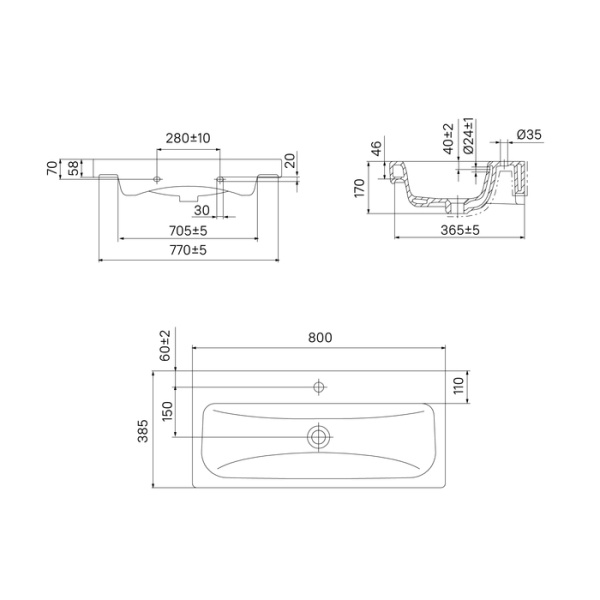 Тумба с раковиной Iddis Zodiac 80 ZOD8AB0i95K