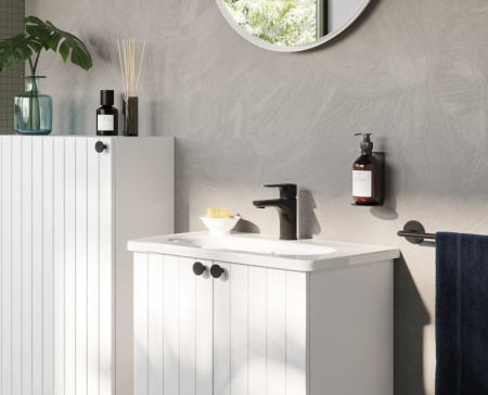 Смеситель для раковины VitrA Root Round A4270636EXP, черный матовый