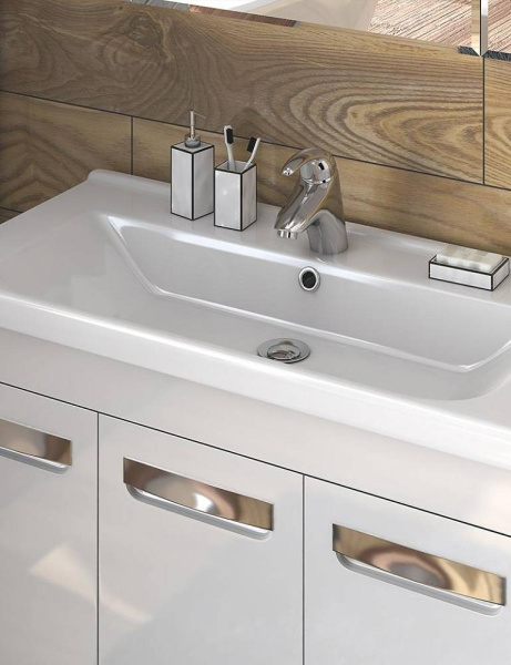 Тумба под раковину напольная VIGO Plaza 80 tn.PLA.MIR.80.2D.2Y