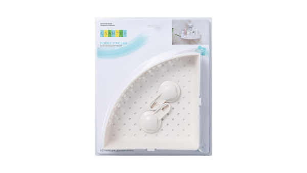 Полочка угловая одноэтажная Grampus Blonde, GR-7086