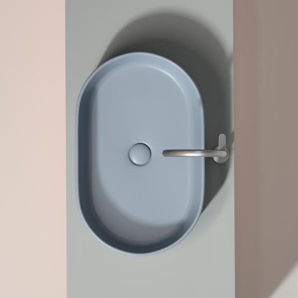 Раковина накладная (60,8х38,5) Ceramica Nova ELEMENT CN6048MHL