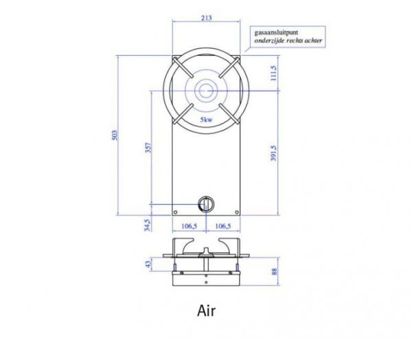 Газовая комфорка Pitt Reginox AIR RX22216