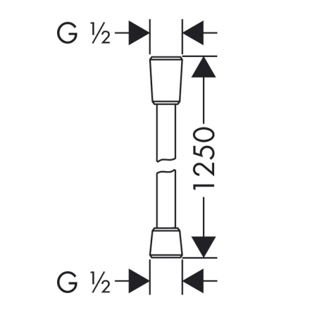 Шланг Hansgrohe Isiflex 28272000