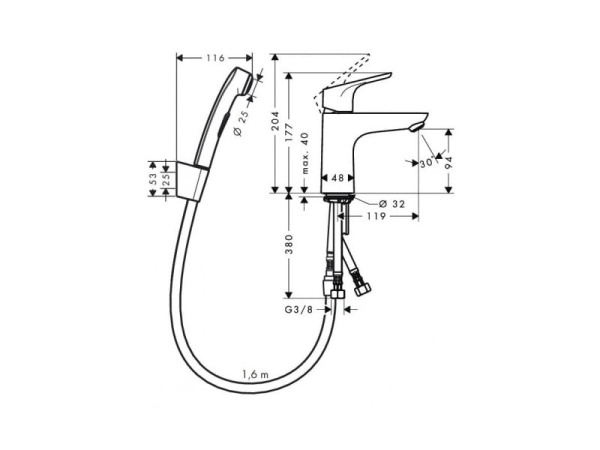 Гигиенический душ Raiber R808