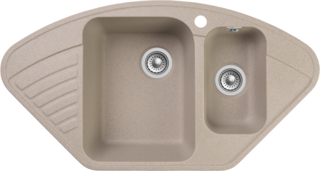 Кухонная мойка GranFest Quartz 14, 14 песочный