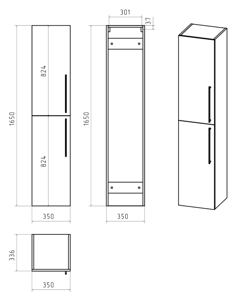 Пенал Brevita Rock 35  ROCK-05035-50-2Л