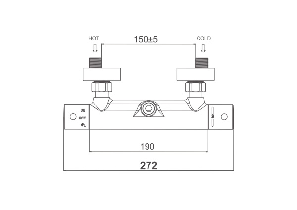 Смеситель для душа D&K Bayern Potsdam (DA2123101)