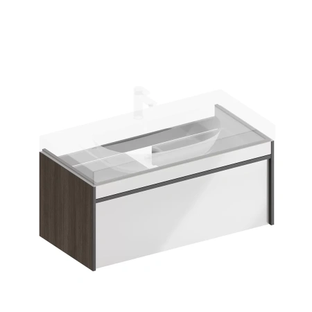 Тумба под раковину Kerama Marazzi Modula 100 MO.100.1+1\AR
