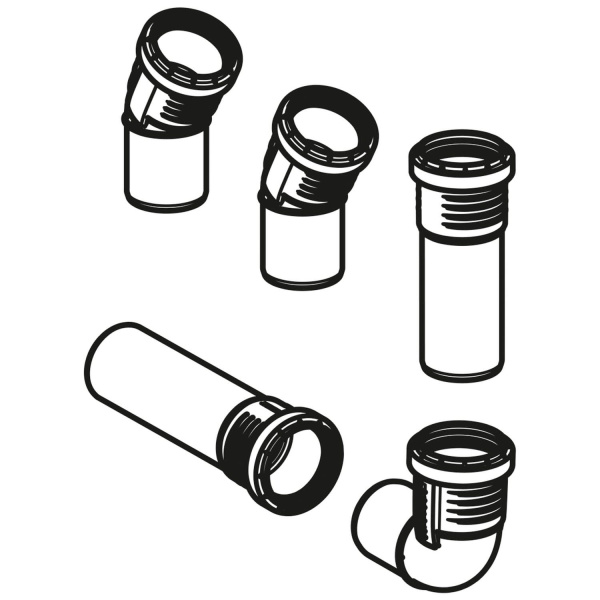 Комплект для слива Geberit для комбинированных и безводных писсуаров 500.674.00.1