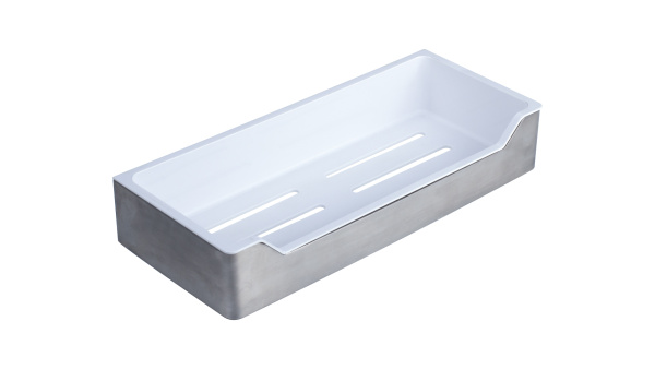 Полка FIXSEN Hotel прямоугольная одноэтажная с пластиковой вставкой FX-31003C