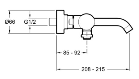 Смеситель для ванны Jacob Delafon Stillness E12778-4-CP
