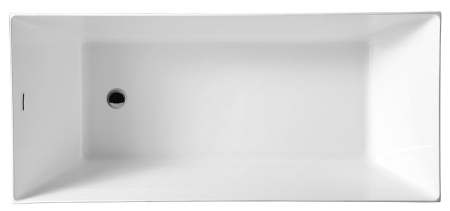 Акриловая ванна (170х75) ABBER AB9274-1.7 без гидромассажа, белый