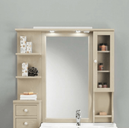 Зеркало со шкафчиком Eban FCPLS107DPGpergamon*1