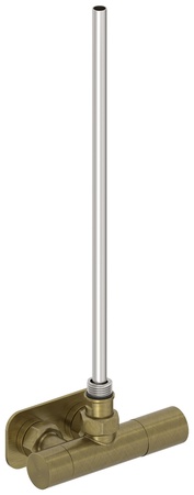 Вентиль Сунержа угловой EU50 (1 х G 1/2" НР х G 3/4" НГ) 05-1425-1234 состаренная бронза
