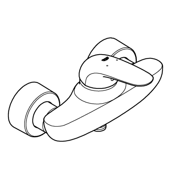 Смеситель однорычажный для душа Grohe Eurostyle New  23722 LS3 (23722LS3) белая луна