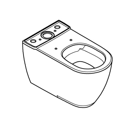 Унитаз напольный безободковый Grohe Essence Ceramic 39572 00H (3957200H)