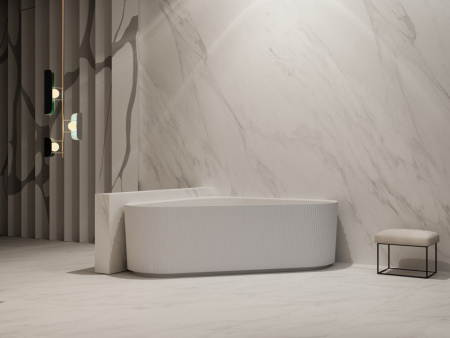 Акриловая ванна (150х150) ABBER AB9446MW без гидромассажа, белый