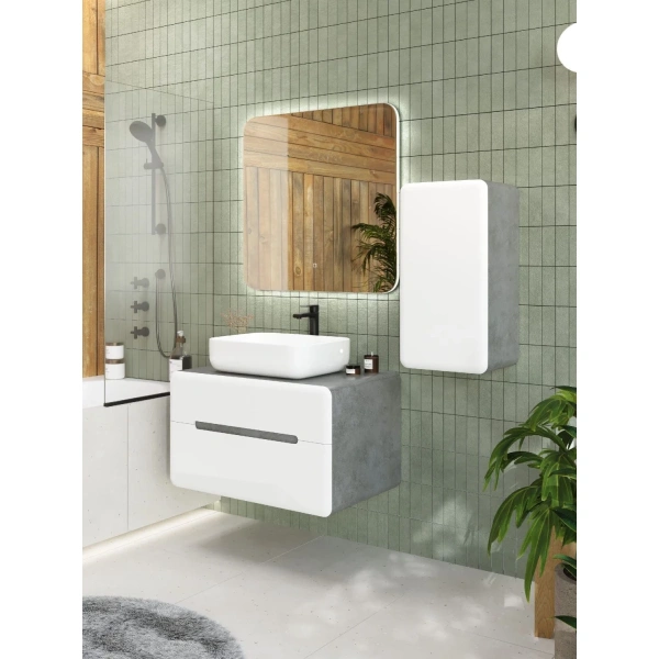 Шкаф подвесной Art&Max Genova AM-Genova-700-1A-SO-LN