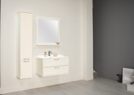 Зеркало Aquaton Леон 80 дуб бежевый 1A186402LBPR0