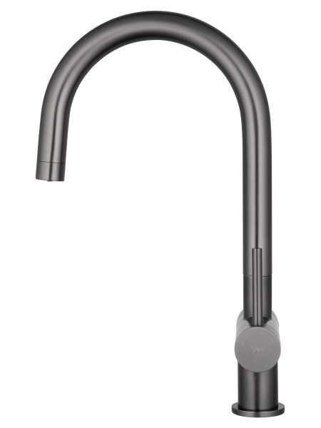 Смеситель для кухни c подключением фильтра WONZON & WOGHAND, темный графит WW-3211-BGG