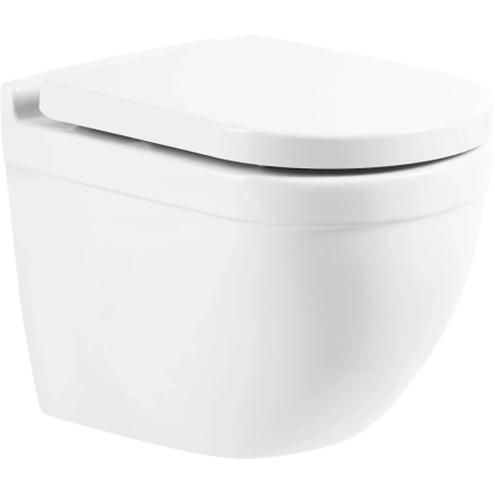 Унитаз подвесной безободковый BelBagno SENSO-R BB017CH-TOR с сиденьем микролифт