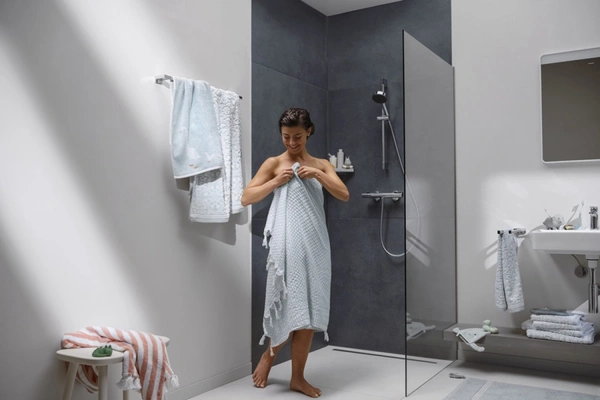 Термостат для душа с душевым гарнитуром Hansgrohe Pulsify Select S 105 3jet Relaxation EcoSmart 24262000 хром