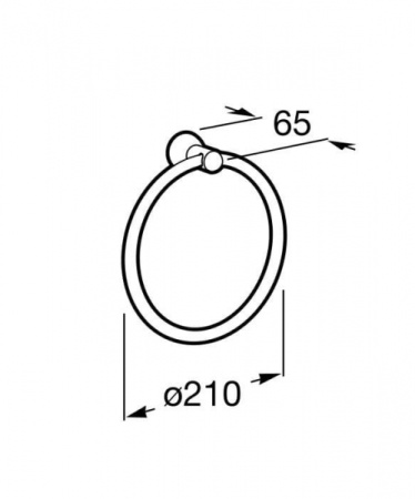 Кольцевой полотенцедержатель Roca Superinox 815691001