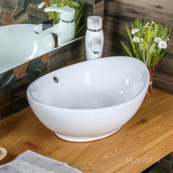 Раковина накладная (59,5х39) Melana 7027A-805