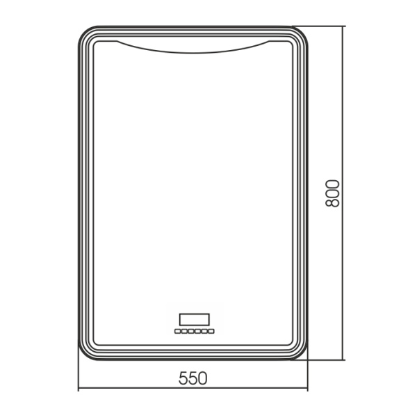 Зеркало (55х80) Silver Mirrors  Мали LED-00002534
