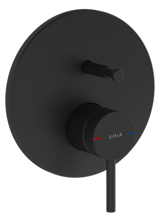 Набор встроенной душевой системы Vitra Origin A4926636EXP, черный матовый 