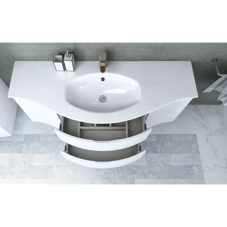 Тумба под раковину Cezares VAGUE 44220 Bianco lucido