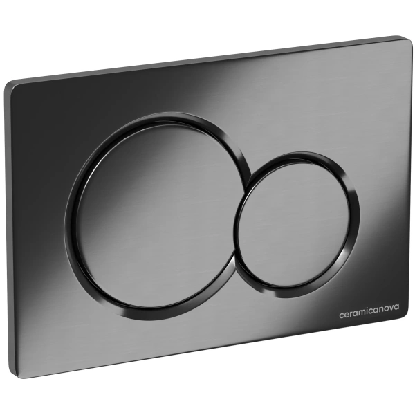 Клавиша смыва Ceramicanova Balance Sphere CN12-003GG вороненая сталь