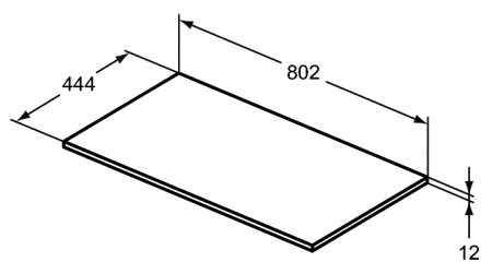 Столешница Ideal Standard Tonic II R4322FA