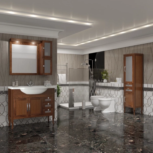 Пенал Opadiris Мираж, цвет светлый орех, правый  00-00000054